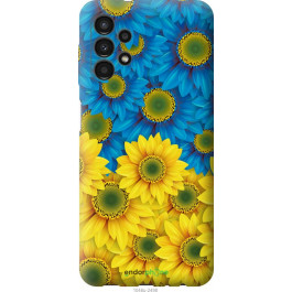 Endorphone Силіконовий чохол на Samsung Galaxy A13 A135F Жовто-блакитні квіти 1048u-2498-38754