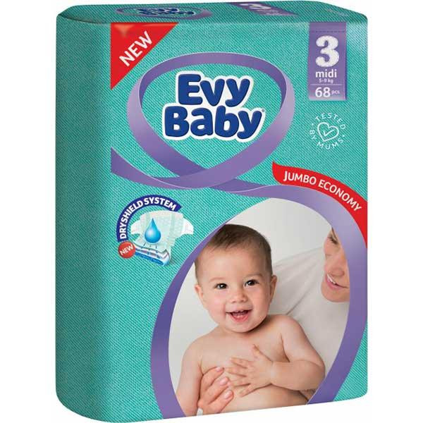 Evy Baby Midi 3 68 шт - зображення 1