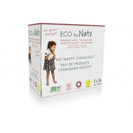 Eco by Naty Органические влажные салфетки без запаха  3х56 245050 7330933245050