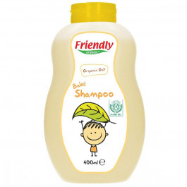 Friendly Organic Детский шампунь  Baby Shampoo 2 в 1 на основе овса, 400 мл