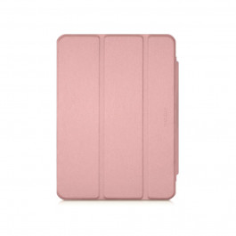 Macally Protective Case and Stand with Apple Pencil Rose Gold for iPad Air 2020 (BSTANDA4-RS)