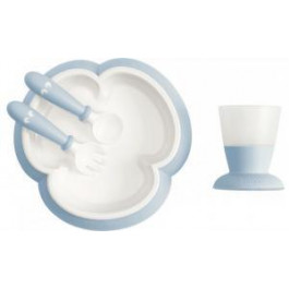 BabyBjorn Набор посуды Baby Feeding Set Powder Blue (7317680781673)