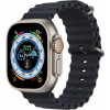 Apple Watch Ultra GPS + Cellular 49mm Titanium Case with Midnight Ocean Band (MQET3/MQFK3) - зображення 1