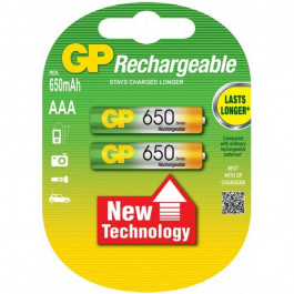 GP Batteries AA 650mAh NiMH 2шт (GP65AAAHC-U2)