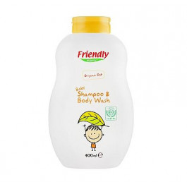 Friendly Organic Органічний дитячий шампунь-гель із екстрактом вівса 400 мл (FR1758)