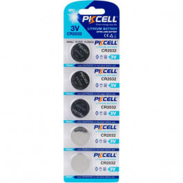 PKCELL CR-2032 bat(3B) Lithium 5шт (6942449562432)