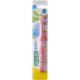 G.U.M Toothbrush Зубная щетка  Baby Monster Мягкая Розовая (0070942125512_Pink)