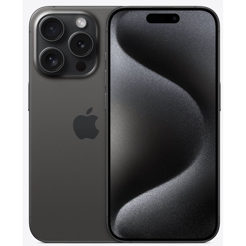 Apple iPhone 15 Pro 128GB Dual SIM Black Titanium (MTQ43) - зображення 1