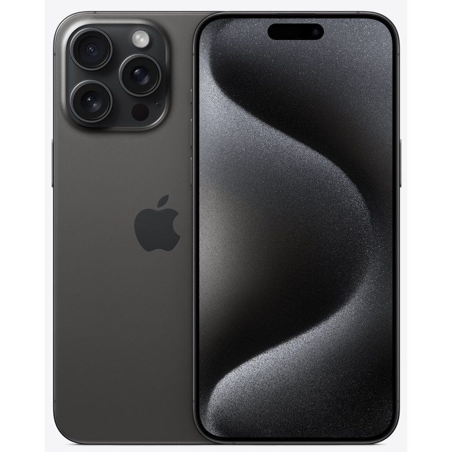 Apple iPhone 15 Pro Max 1TB Black Titanium (MU7G3) - зображення 1
