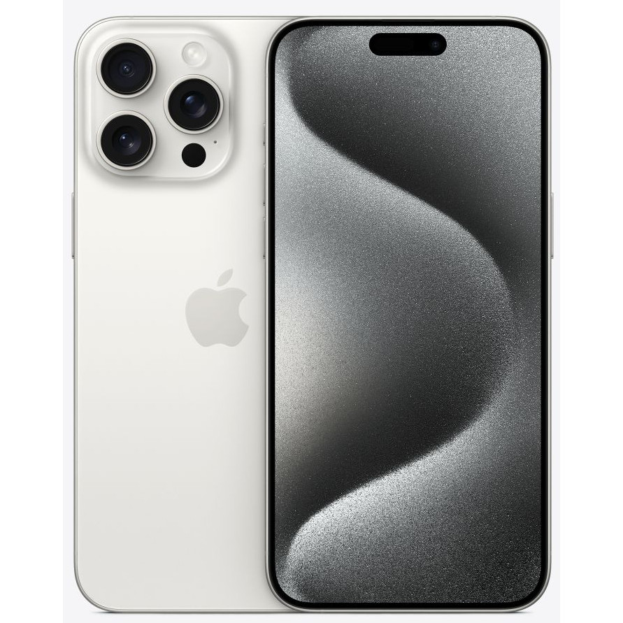 Apple iPhone 15 Pro Max 256GB Dual SIM White Titanium (MU2P3) - зображення 1