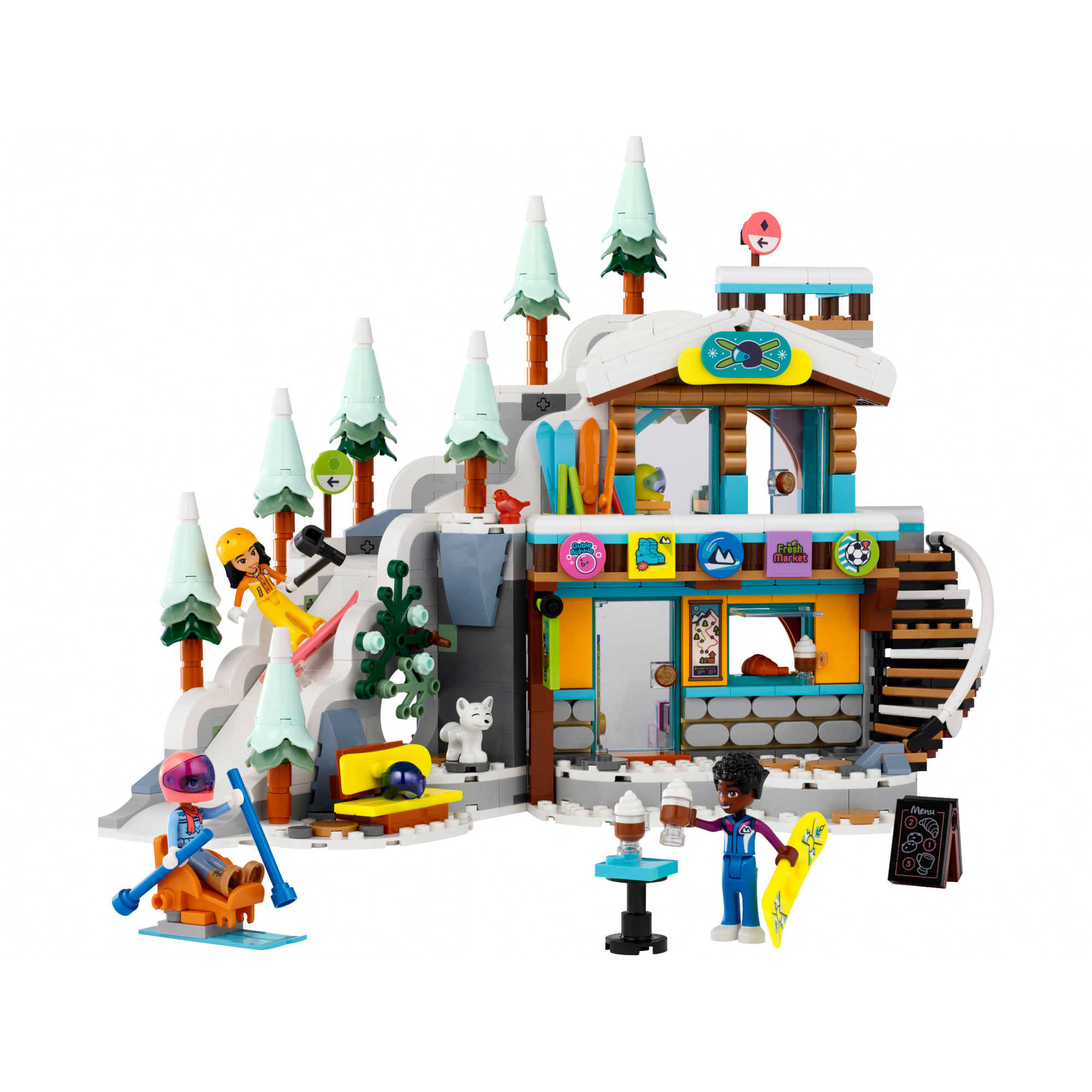 LEGO Святкова Лижна траса та кафе (41756) - зображення 1