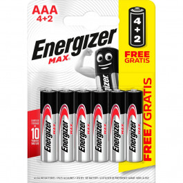 Energizer Energizer Max AAA 6шт/уп (E303328200)