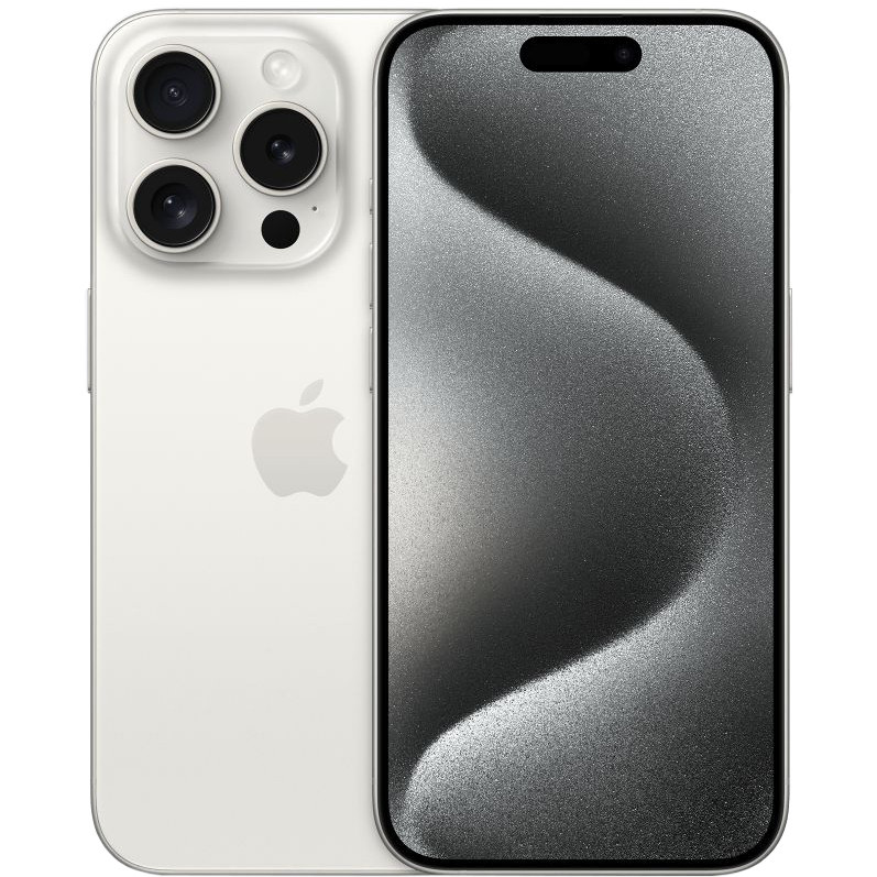 Apple iPhone 15 Pro 1TB White Titanium (MTVD3) - зображення 1