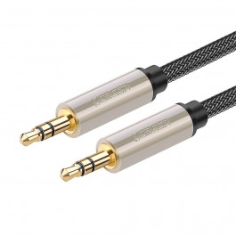 UGREEN AV125 3.5mm Male to 3.5mm Male Braided Audio Cable mini-jack 3.5 мм 3м Gray (10605)