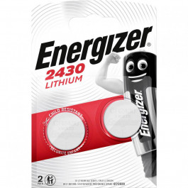 Energizer CR2430 bat(3B) Lithium 2шт (E300830303)