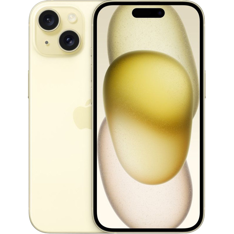 Apple iPhone 15 128GB Yellow (MTP23) - зображення 1