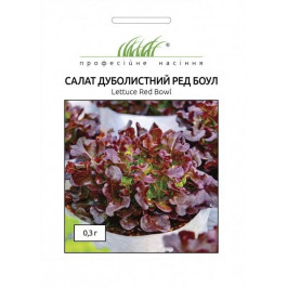 ТМ "Hem Zaden" Семена Професійне насіння салат дуболистный Ред Боул 0,3 г (4820176696236)