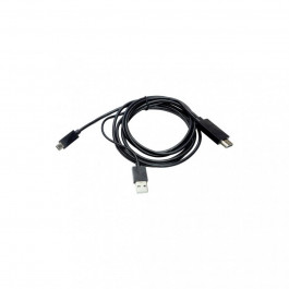 PowerPlant MHL Micro-USB - HDMI 2m Red (CA910861)