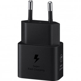 Samsung 25W PD Power Adapter (with Type-C cable) Black (EP-T2510XBE)