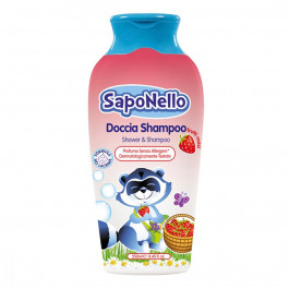 SapoNello Детский шампунь и пена для ванны Красные фрукты 250 мл