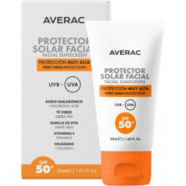 Averac Солнцезащитный крем для лица Аverac Solar Facial Sunscreem SPF 50+ 50 мл (8437018454051)