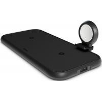Zens Aluminium Wireless Charger with 45W USB PD and MFI Apple Watch Cable Black (ZEDC14B/00)