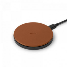 NATIVE UNION Drop Classic Leather Wireless Charger Brown (DROP-BRN-CLTHR-NP)