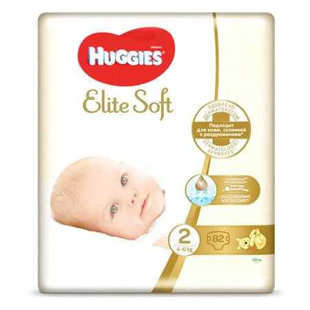 Huggies Elite Soft 2 80 шт - зображення 1
