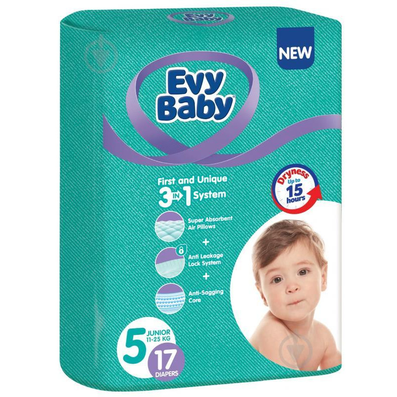 Evy Baby Junior, 17 шт. - зображення 1