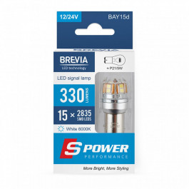 Brevia S-Power P21/5W 330Lm 12/24V 10203X2
