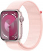 Apple Watch Series 9 GPS 45mm Pink Aluminum Case w. Light Pink S. Loop (MR9J3) - зображення 1