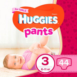 Huggies Pants Box 3 44 шт для девочек