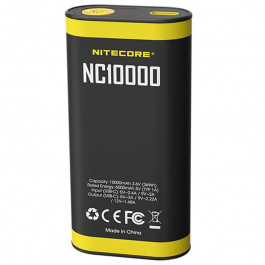 Nitecore NC10000 (QC 3.0, 10000mAh, фонарик)