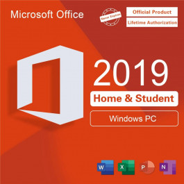 Microsoft Office 2019 Home and Student (для дому и навчання) FPP 32/64 електронний ключ (79G-05012)