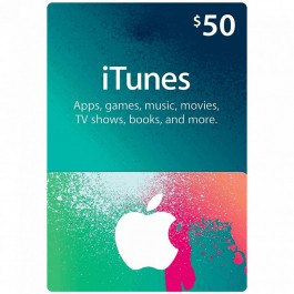 Apple Подарочная карта iTunes / App Store Gift Card на сумму 50 usd, US-регион