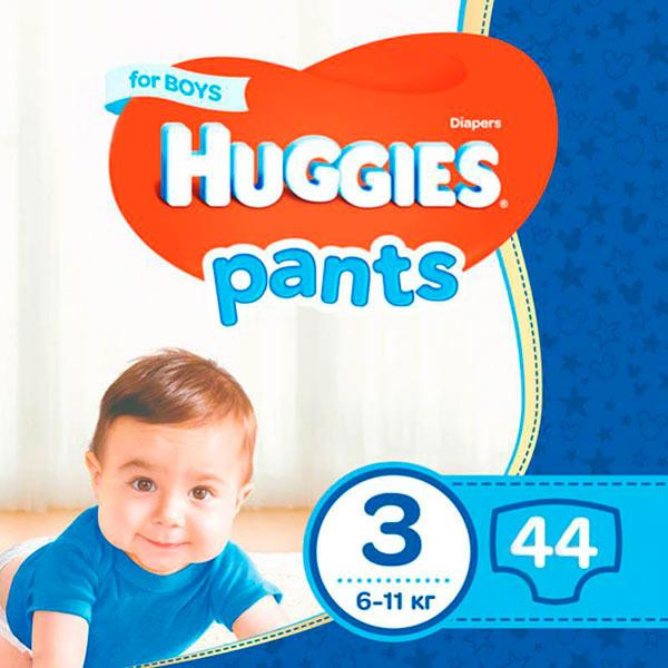 Huggies Pants Box 3 44 шт для мальчиков - зображення 1