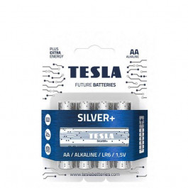 TESLA BATTERIES AA bat Alkaline 4шт Silver+ 8594183392332