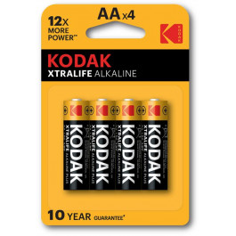 Kodak AA bat Alkaline 4шт XtraLife 30952027