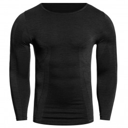 Brubeck Термоактивна футболка  Comfort Wool - Чорна XXL