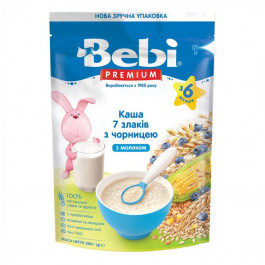 Bebi Каша молочна 7 злаків з чорницею, 200 г