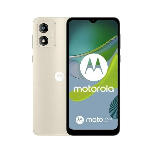 Motorola Moto E13 2/64GB Creamy White (PAXT0025) - зображення 1