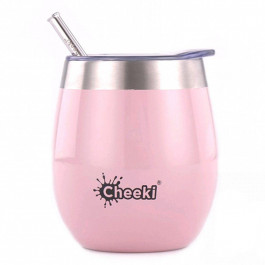 Cheeki зі сталевою трубочкою 220 ml Insulated Wine Tumbler Pink Champagne (WTB220PC1)