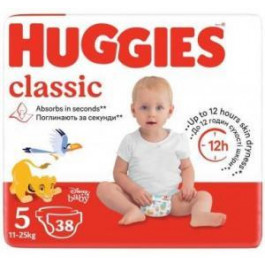 Huggies Classic 5, 38 шт.