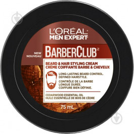 L'Oreal Paris Крем стайлинг  Men Expert Barber Club для бороды и волос 75 мл (3600523548095)