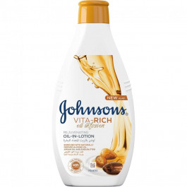 Johnson's Лосьон для тела  Vita-Rich Питательный с маслами миндаля и ши 400 мл (3574661544274)