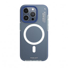 Blueo Чохол для iPhone 15 Pro Max - Blueo Dual Color Case with Magsafe, Dark Blue (B46-I15PMDBL)