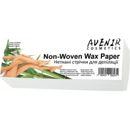 Avenir Cosmetics Нетканые полоски для депиляции  Non-Woven Wax Paper 100 шт (2009610006974)