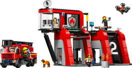 LEGO City Пожежне депо з пожежною машиною (60414)