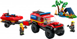 LEGO City Пожежний позашляховик з рятувальним човном (60412)
