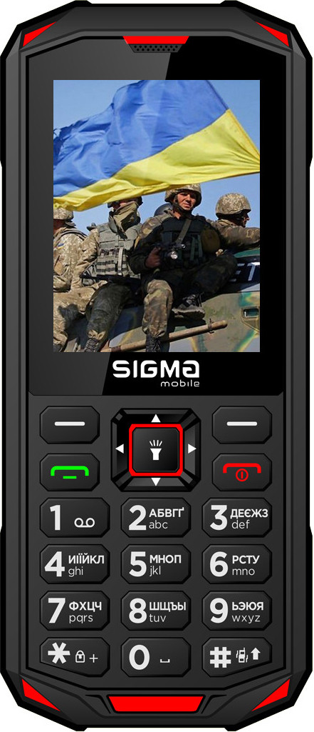 Sigma mobile X-treme PA68 Black-Red - зображення 1